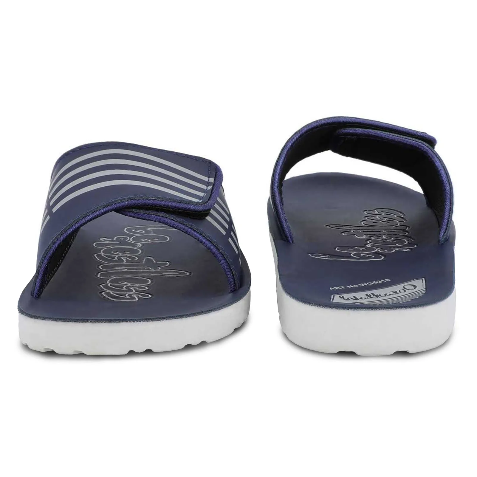Walkaroo Mens Flip Flop Slippers  - WG5319 Blue